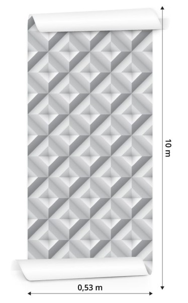 Tapeta Geometryczna Abstrakcja - Efekt 3D