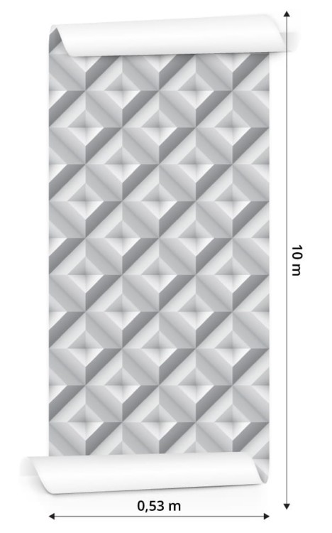 Tapeta Geometryczna Abstrakcja - Efekt 3D