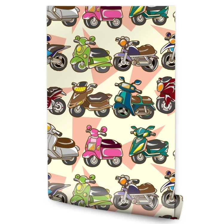 Tapeta Kolorowe Skutery
