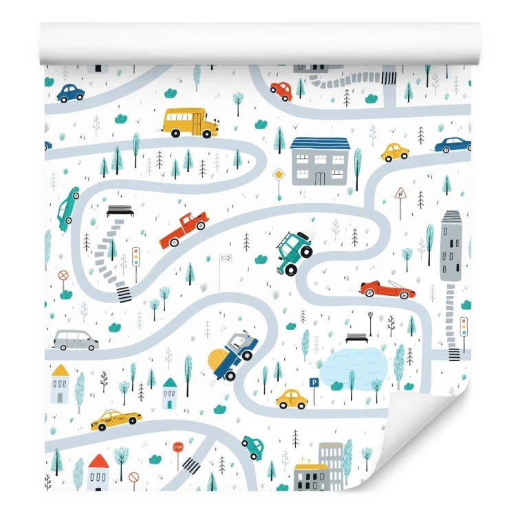 Tapeta Komiksowe Miasteczko