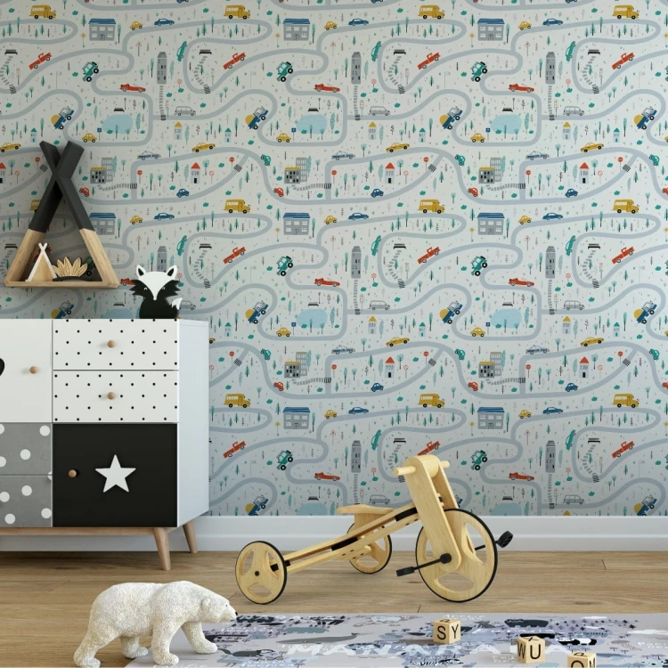 Tapeta Komiksowe Miasteczko