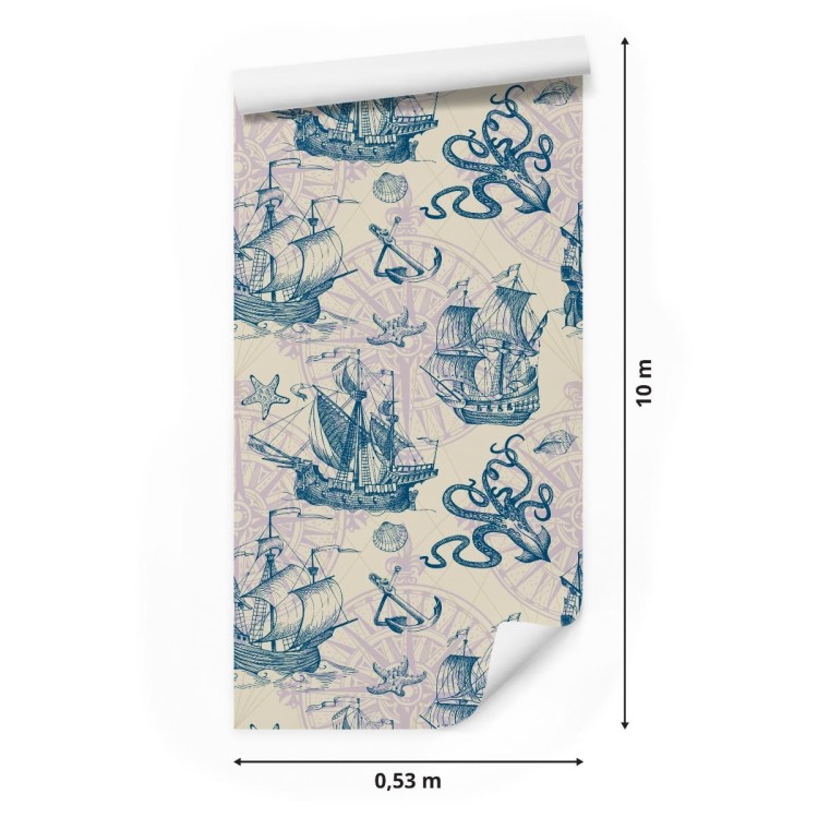 Tapeta Żaglowce Vintage