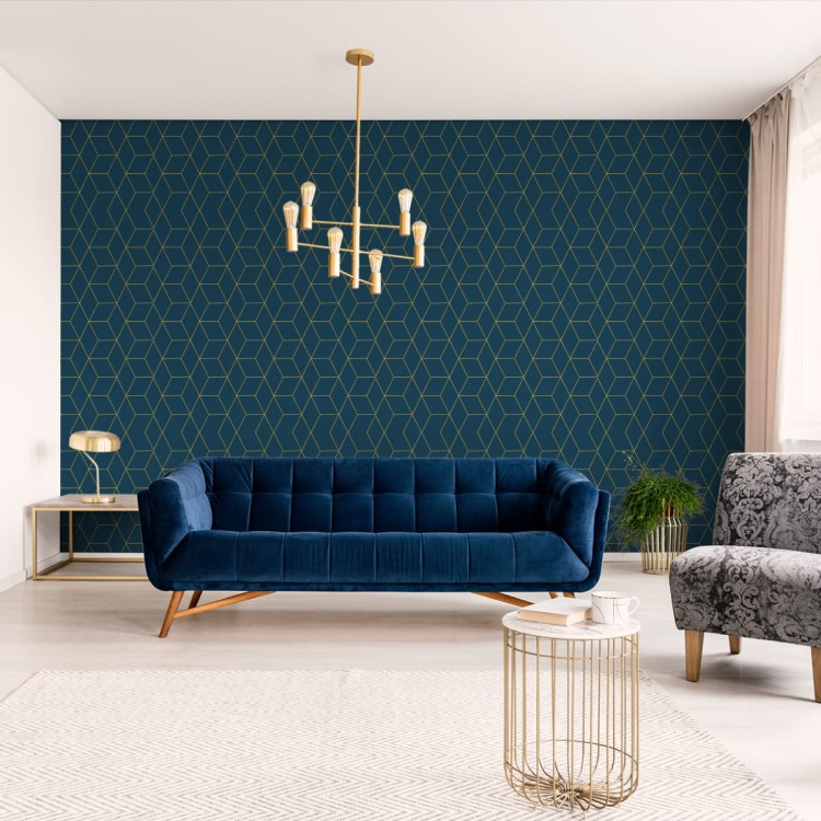Tapeta Minimalistyczny Wzór W Stylu Art Deco