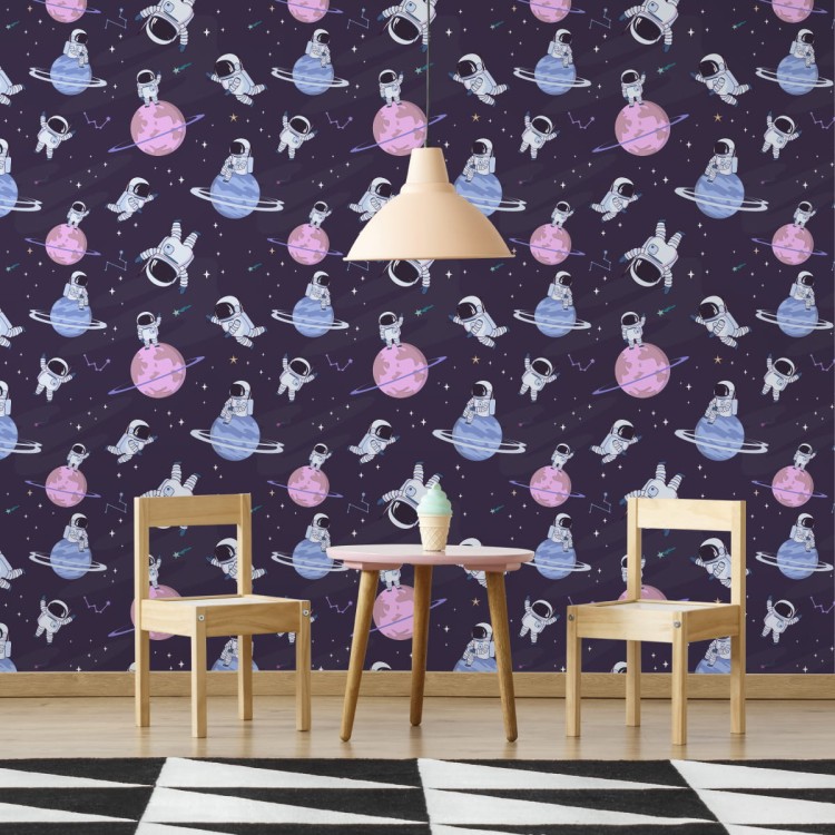 Tapeta Mali Astronauci