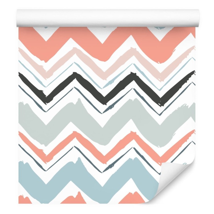 Tapeta Kolorowe Zygzaki