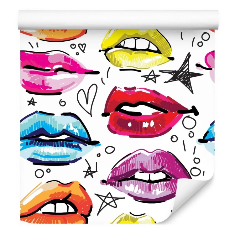 Tapeta Kolorowe Usta