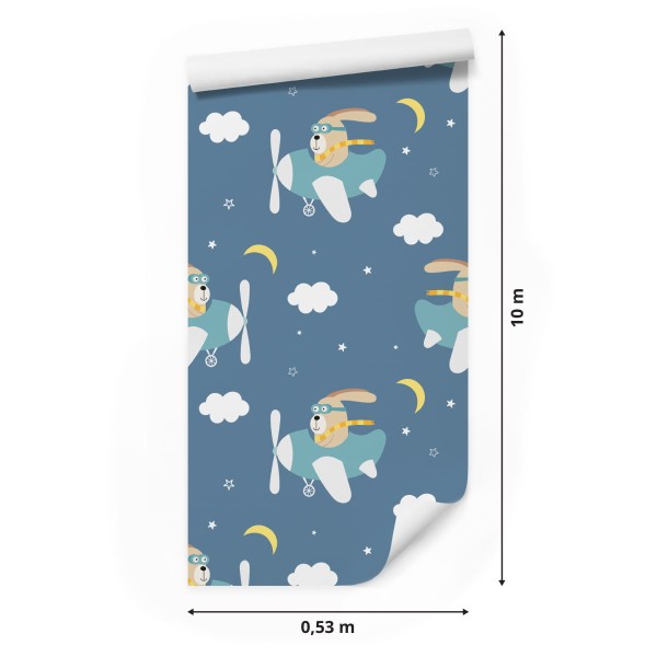 Tapeta Króliki W Samolotach