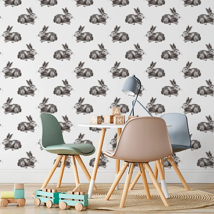 Tapeta Króliki W Ciemnym Kolorze