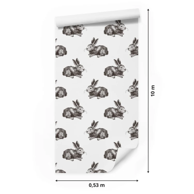 Tapeta Króliki W Ciemnym Kolorze