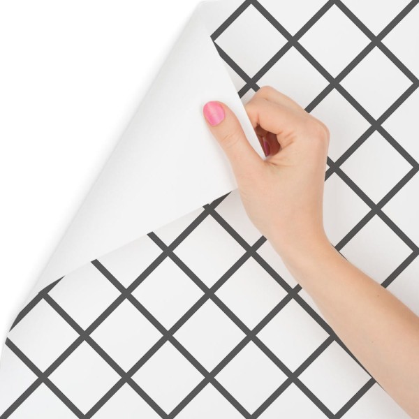 Tapeta Optyczna W Kratkę, Nowoczesna Do Sypialni