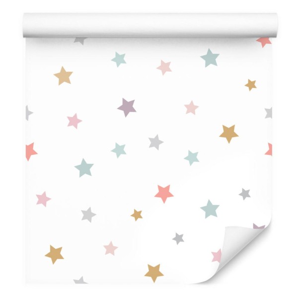 Tapeta Dla Dzieci Kolorowe Gwiazdki