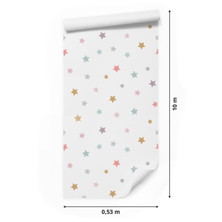 Tapeta Dla Dzieci Kolorowe Gwiazdki