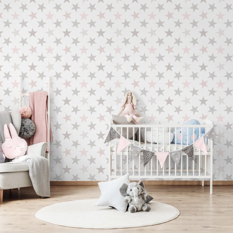 Tapeta Dla Dzieci Kolorowe Gwiazdki