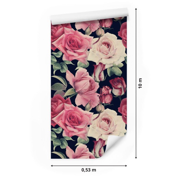 Tapeta Kwiaty Vintage