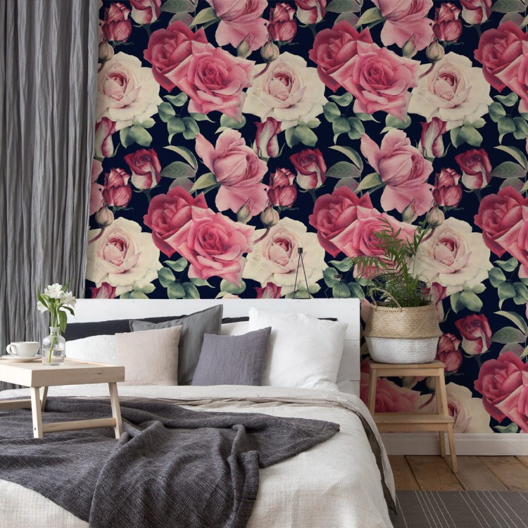 Tapeta Kwiaty Vintage