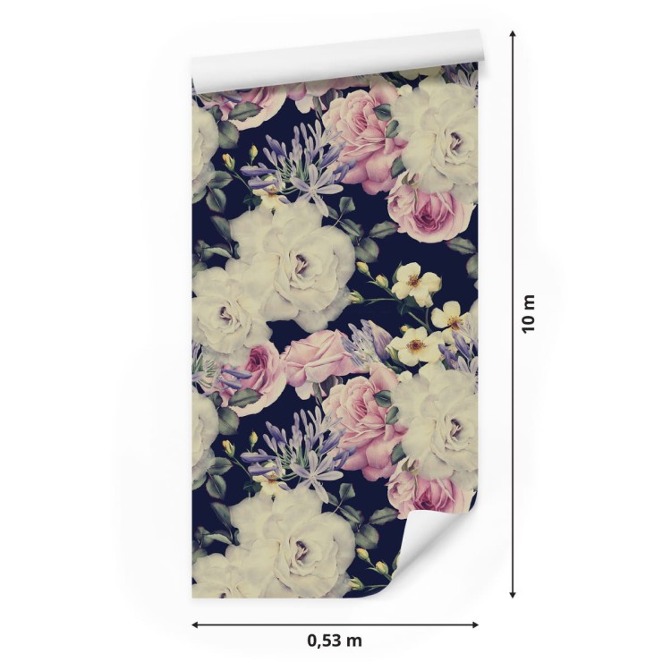 Tapeta Kwiaty Vintage