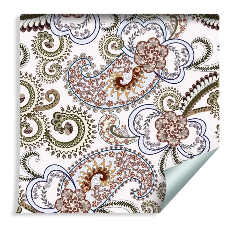 Tapeta Kolorowy Wzór Paisley