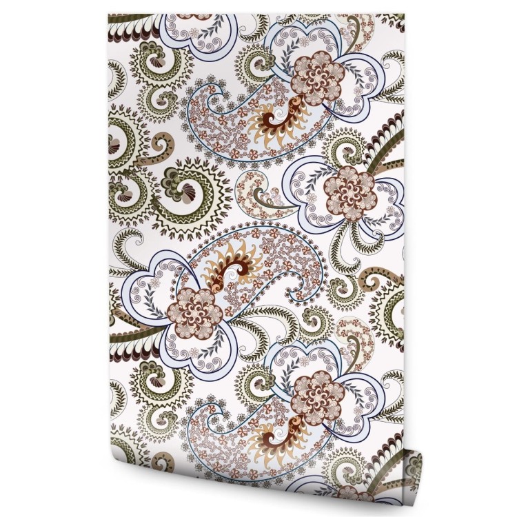 Tapeta Kolorowy Wzór Paisley