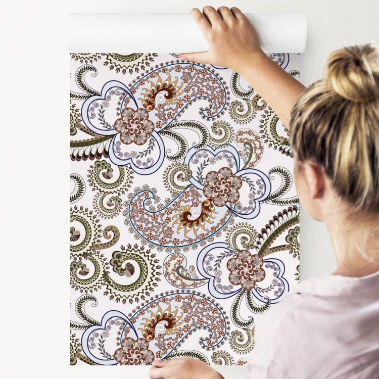 Tapeta Kolorowy Wzór Paisley