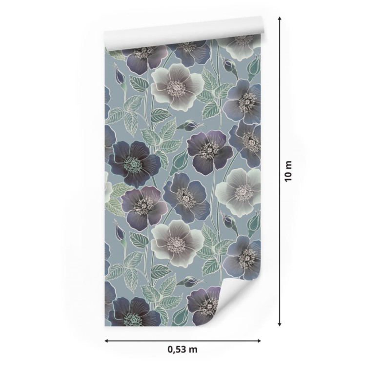 Tapeta Piękne Kwiaty W Stylu Vintage
