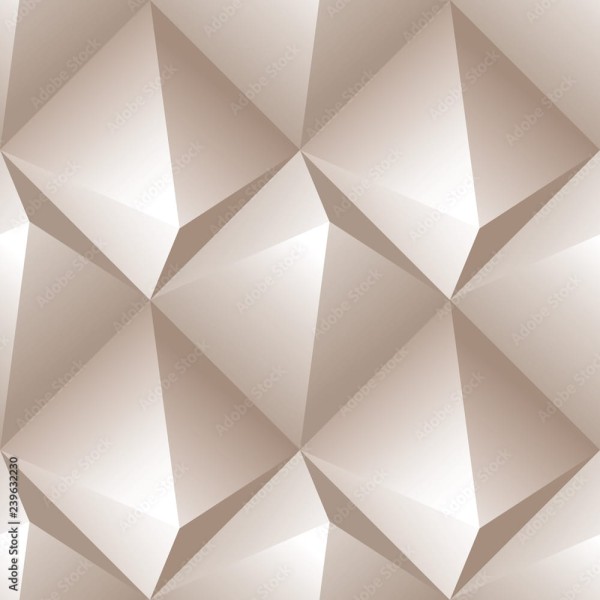 Tapeta Modernistyczny Wzór Geometryczny - Efekt 3D