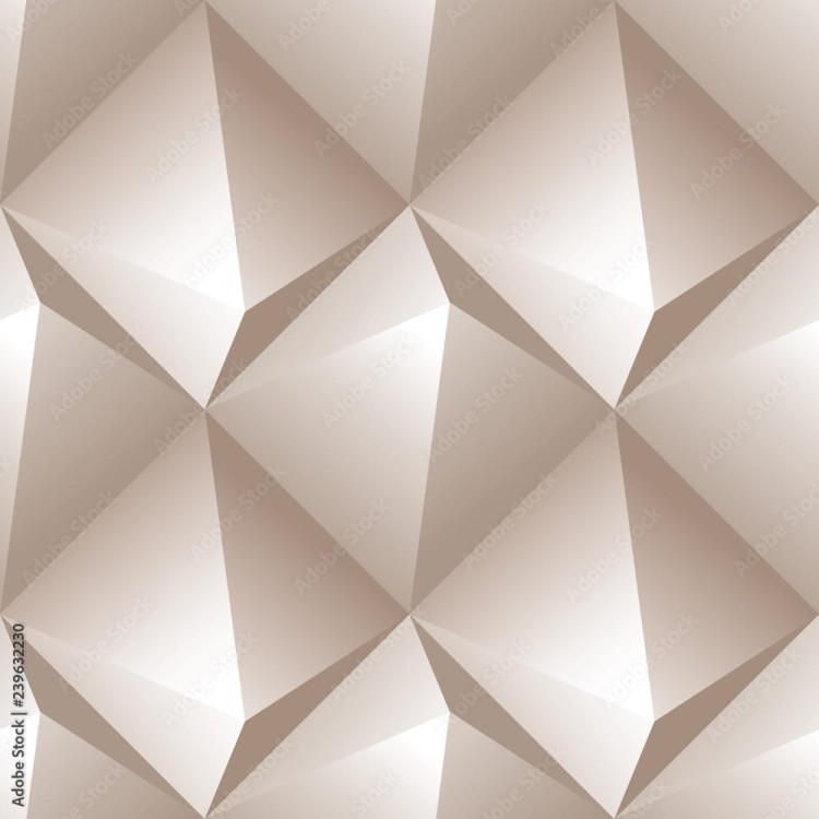 Tapeta Modernistyczny Wzór Geometryczny - Efekt 3D