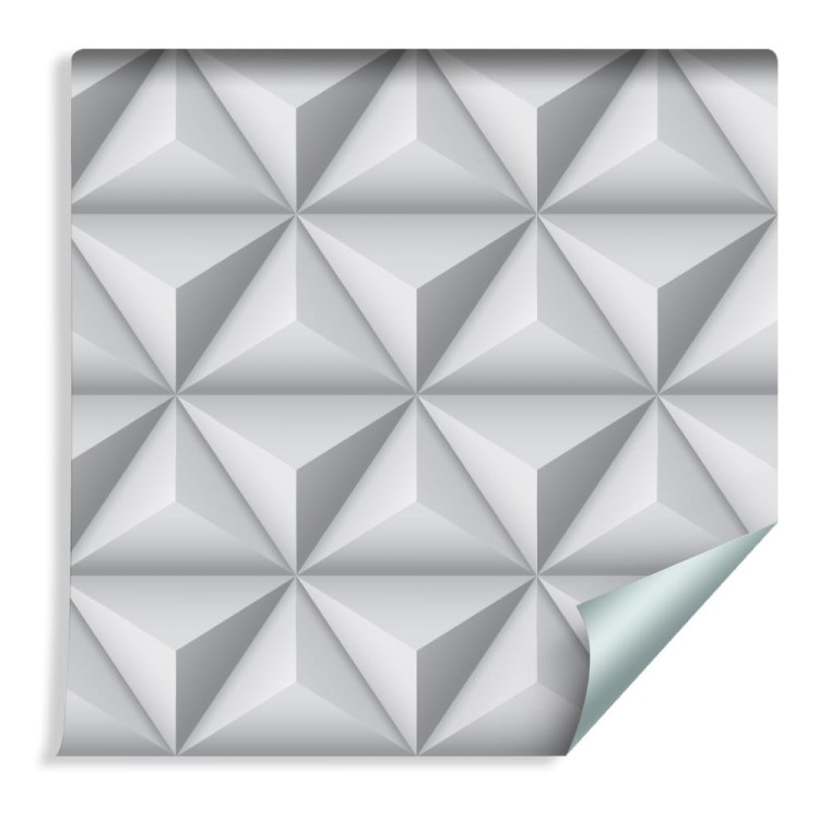 Tapeta Modernistyczne Piramidy - Efekt 3D