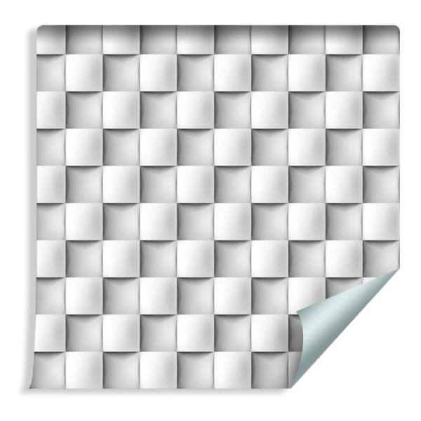 Tapeta Modernistyczna Mozaika - Efekt 3D