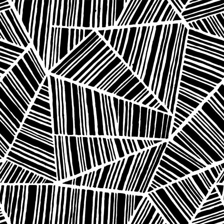 Tapeta Czarno-Białe Wzory Geometryczne