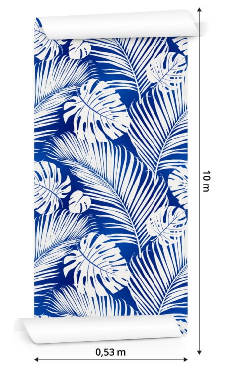 Tapeta Liście Monstera I Palmy