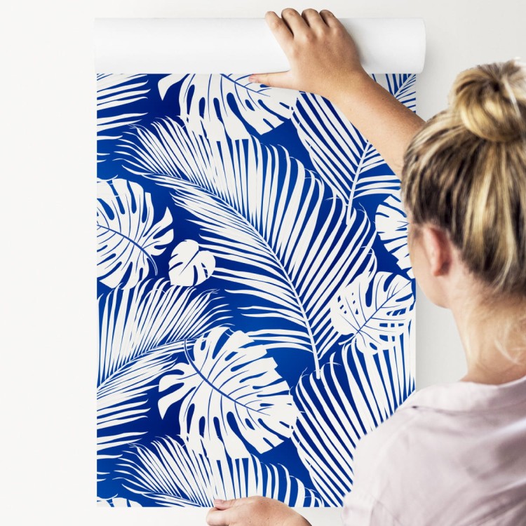 Tapeta Liście Monstera I Palmy