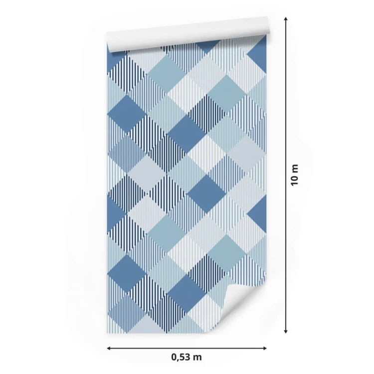 Tapeta Geometryczna-Kolorowe Romby