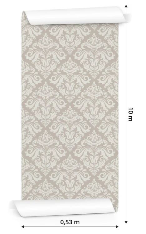 Tapeta Tradycyjne Kwiatowe Ornamenty