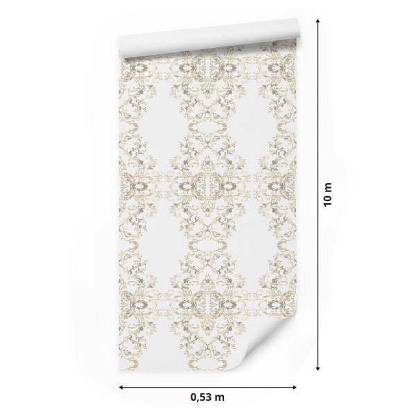 Tapeta Ornamenty W Stylu Barokowym