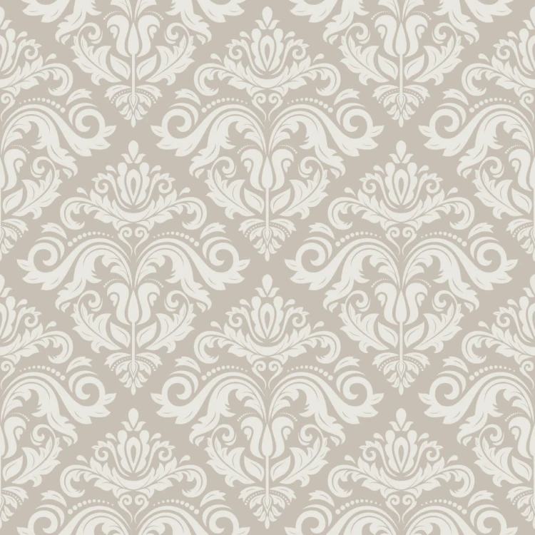 Tapeta Tradycyjne Kwiatowe Ornamenty