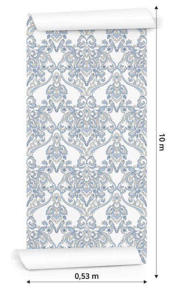 Tapeta Ornamenty W Stylu Barokowym