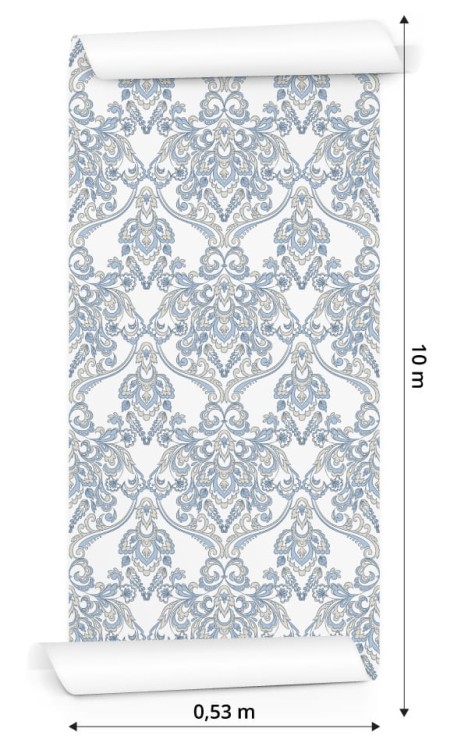 Tapeta Ornamenty W Stylu Barokowym