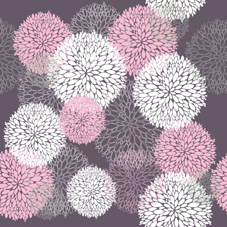 Tapeta Kolorowy Kwiecisty Wzór