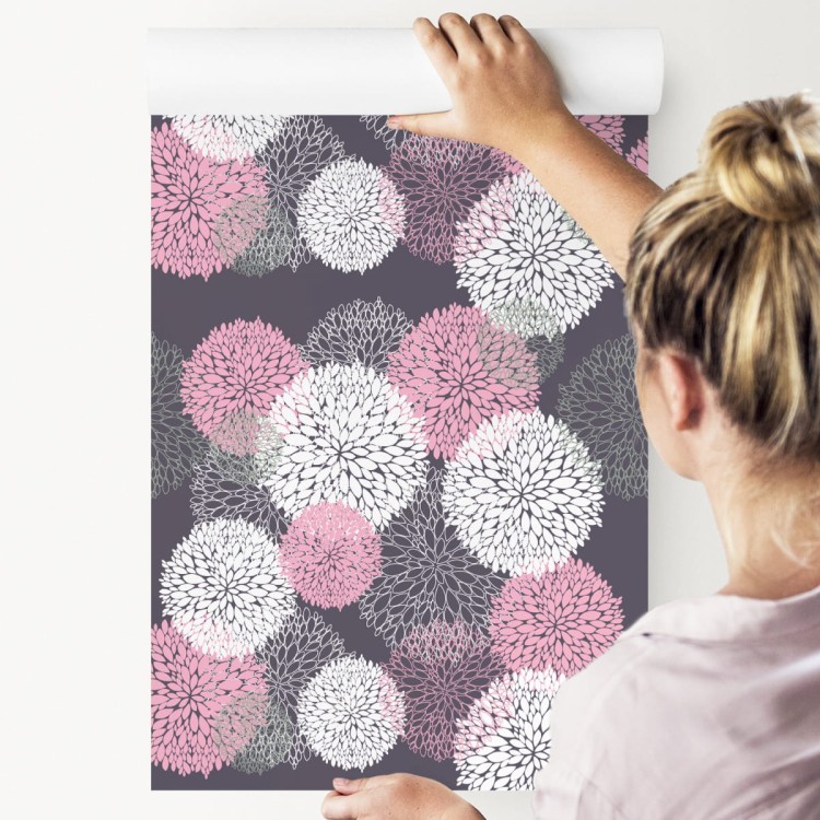 Tapeta Kolorowy Kwiecisty Wzór