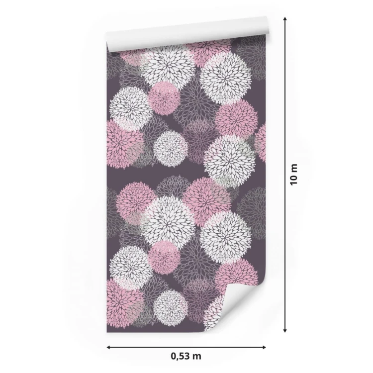 Tapeta Kolorowy Kwiecisty Wzór