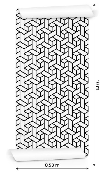 Tapeta Wzór Geometryczny - Optyczna