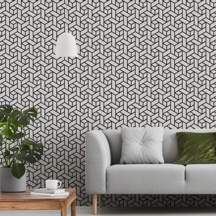 Tapeta Wzór Geometryczny - Optyczna