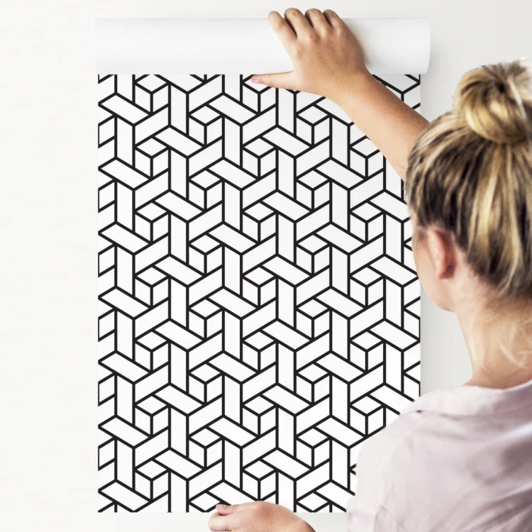 Tapeta Wzór Geometryczny - Optyczna
