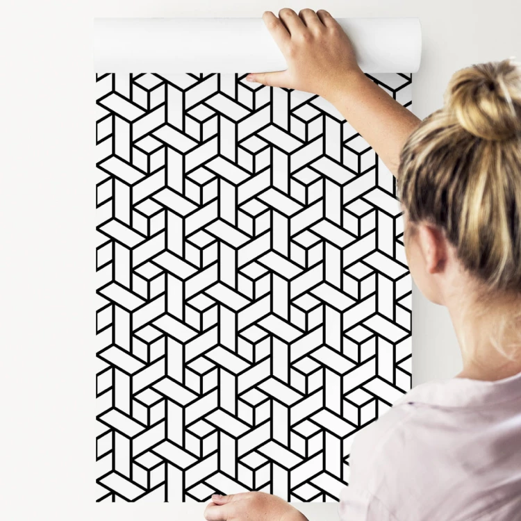 Tapeta Wzór Geometryczny - Optyczna