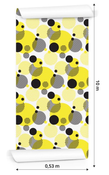 Tapeta Geometryczna - Kropki
