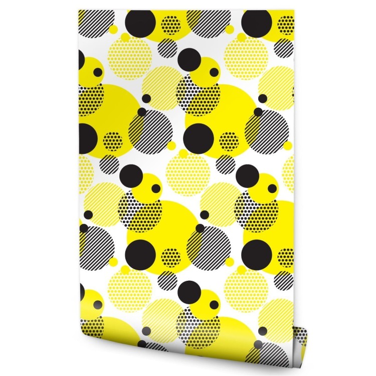 Tapeta Geometryczna - Kropki