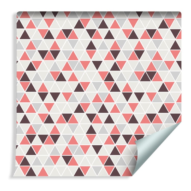 Tapeta Geometryczna - Kolorowe Trójkąty