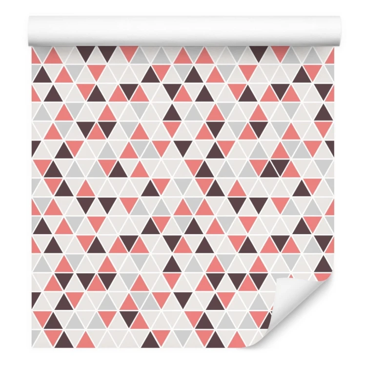 Tapeta Geometryczna - Kolorowe Trójkąty