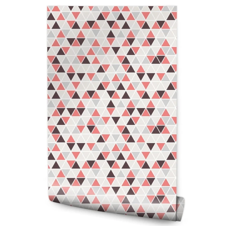 Tapeta Geometryczna - Kolorowe Trójkąty