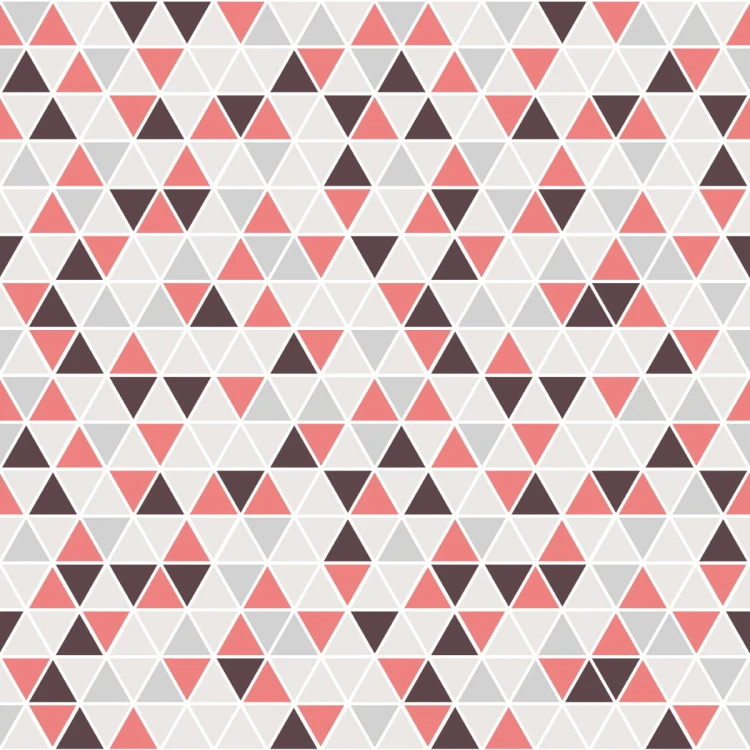Tapeta Geometryczna - Kolorowe Trójkąty